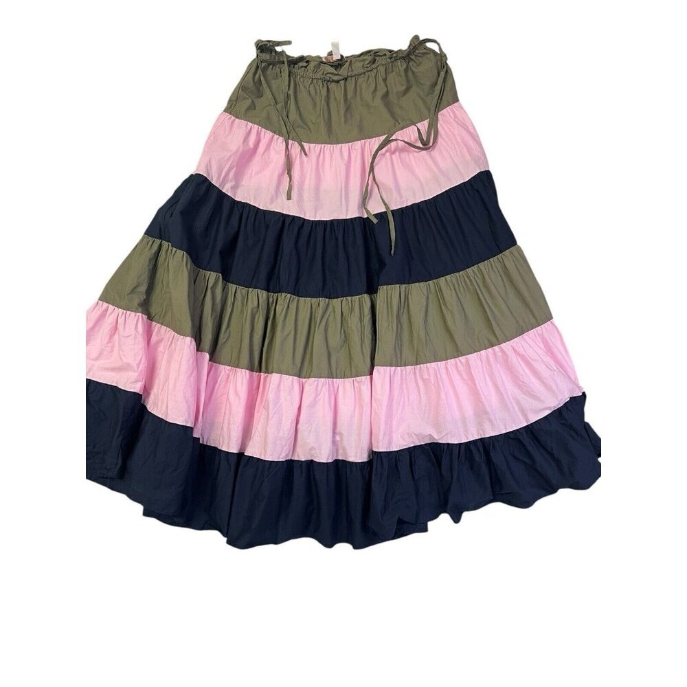 Anthropologie Hutch Penelope Tiered Maxi Skirt Large Boho Prairie Cottagecore - Picture 10 of 12